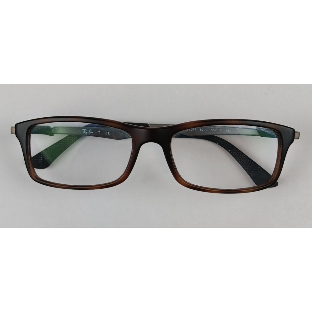 Ray-Ban‎ RB7017 5200 Eyeglasses Tortoise Frames Only 52-17-140 Excellent Cond!